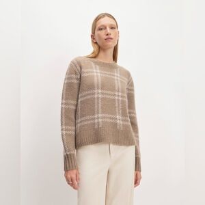 Everlane Alpaca Cropped Crewneck Sweater